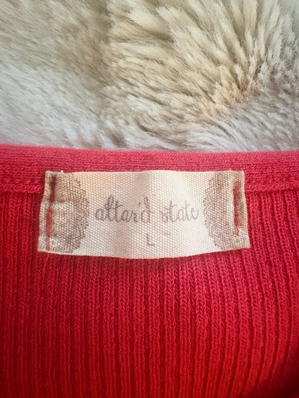 Hot Pink Altar’d State Ribbed Tank - Picture 5 of 7